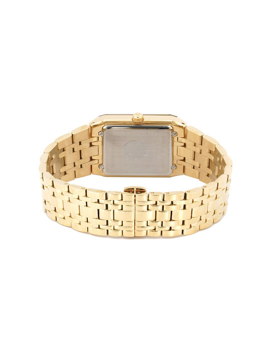 Bulova Watch with Gold Metal Bracelet