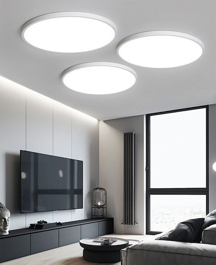Round LED Panel 38W with Warm White Light 3000K