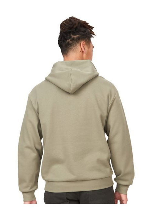 Sweatshirt mit Kapuze Petrol Blau