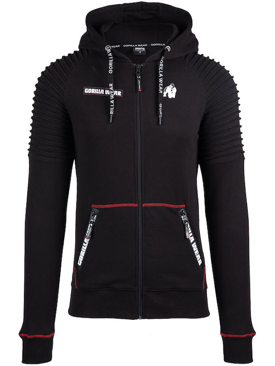 Black Hooded Cardigan