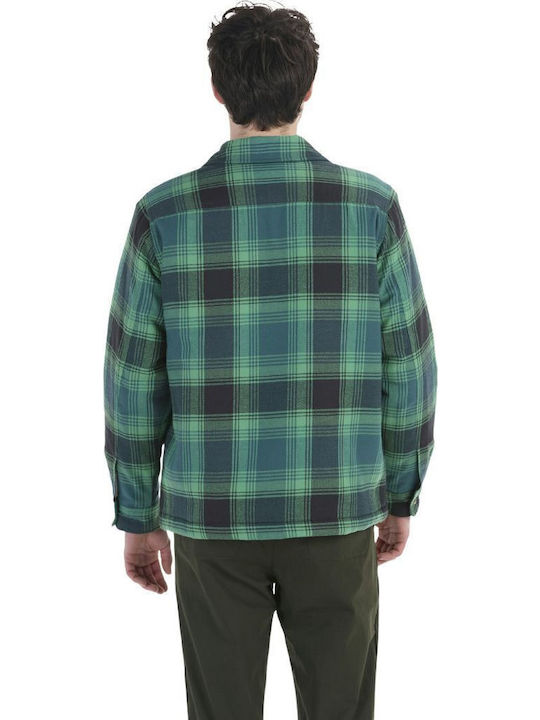 Langärmeliges Flanell Overshirt Team Rot