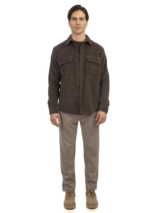 Rebase Overshirt Langärmlig Hemd Gray