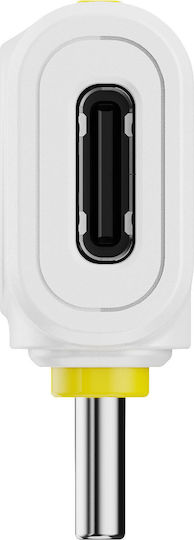 Hollyland Lark M2 Wireless Microfon Πέτου, Clip On pentru Mobil în Culoarea White