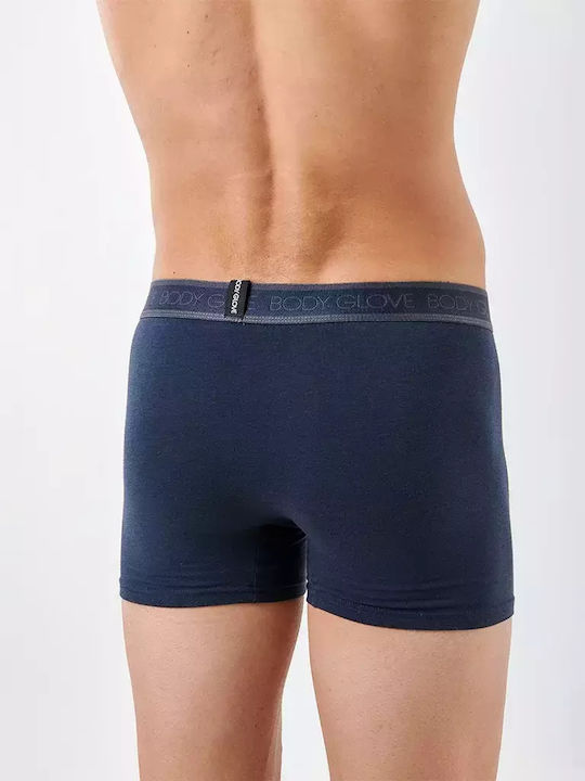 Men's Boxers Blue, Bordeaux 2Pack