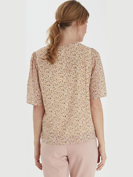 Bluza damă Mâneci Scurte Bej
