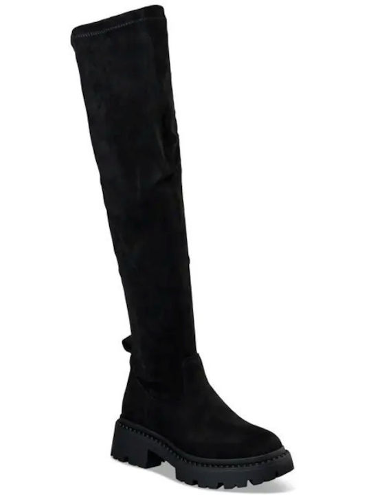 Envie Shoes Women's Boots with Medium Heel Black