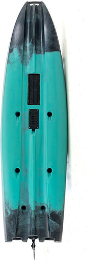 SCK 0204-32082 Plastic Kayak Fishing 1 Person Black Turquoise