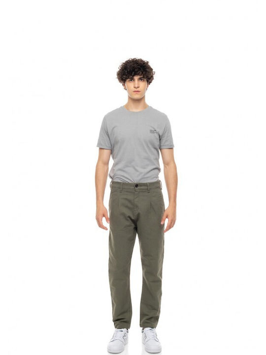 Cover Jeans Trousers Chino Elastic in Slim Fit Khaki