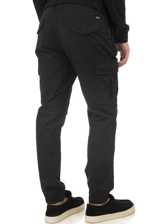 Herrenhose Cargo Reguläre Passform Schwarz