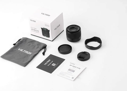 Viltrox Full Frame Φωτογραφικός Φακός AF 40mm f/2.5 Σταθερός για Sony E Mount Μαύρος