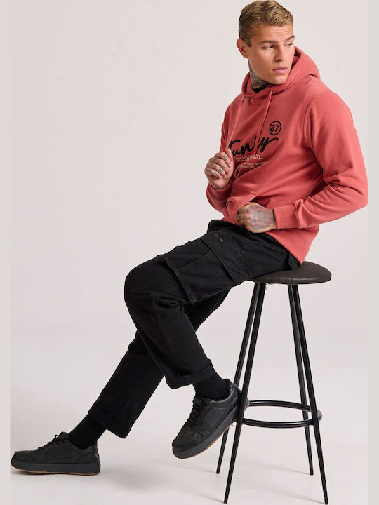 Trousers Cargo in Loose Fit Black