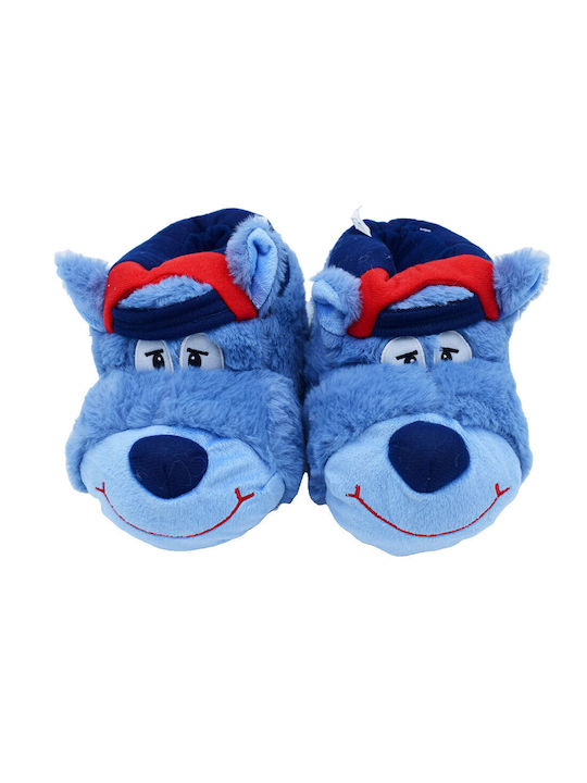 Adam's Shoes Kids Slippers Blue