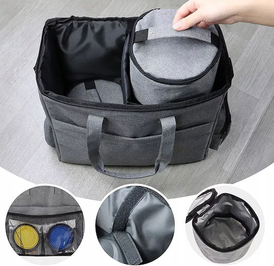 Recipientul De Stocare A Alimentelor Din Țesătură Pentru Câine Și Pisică 17 Cm