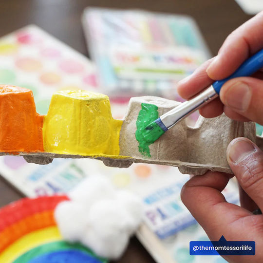 Lil Paint Washable Watercolors 12 Colors Brush Included