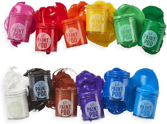 Lil Paint Washable Watercolors 12 Colors Brush Included