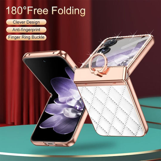 Rhombus Strass Book Plastic Violet (Xiaomi Mix Flip)