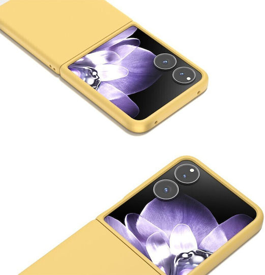 Skin Feel Book Πλαστικό Κίτρινο (Xiaomi Mix Flip)