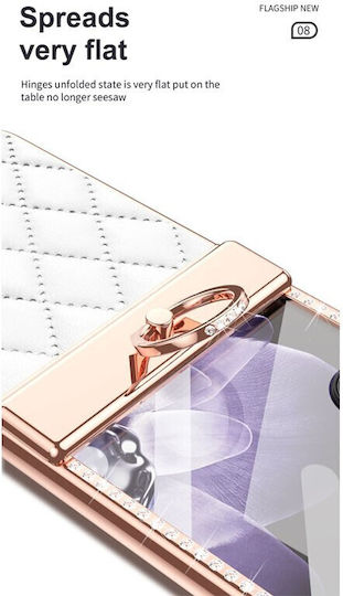 Rhombus Strass Book Πλαστικό Κόκκινο (Xiaomi Mix Flip)