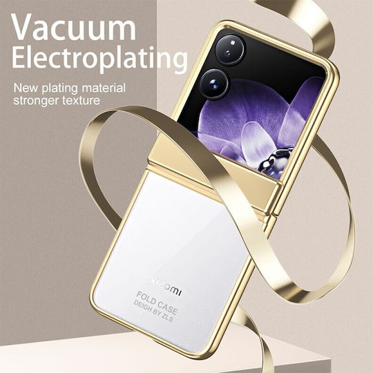 Electroplating Mirror Book Πλαστικό Μωβ (Xiaomi Mix Flip)