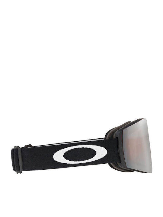 Oakley Oakley Fall Line XM OO7103-10 Mască de Schi și Snowboard pentru Adulți Neagră cu Lentilă Fumurie Gri