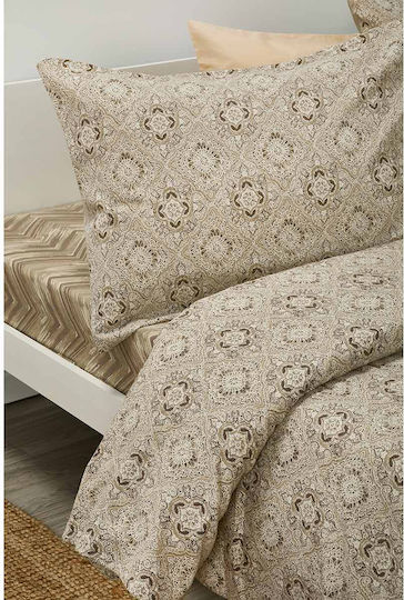 Whitegg Φαν69 Σετ Υπέρδιπλο 4τμχ 170x200+28εκ. με Λάστιχο