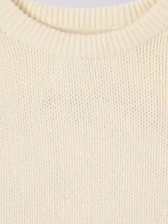 Edwin Long Sleeve Sweater Off White