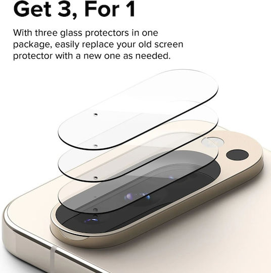 Ringke Protector Glass Protecție Cameră Film adeziv Transparent pentru Google Pixel 9 Pro XL