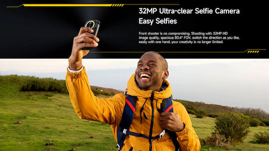 Ulefone Armor Mini 20T Pro 5G Dual SIM (8/256GB) Ανθεκτικό Smartphone Frost Black