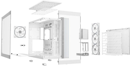 Be Quiet Light Base 900 FX Gaming Midi Tower Κουτί Υπολογιστή με RGB Φωτισμό Λευκό
