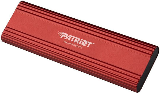 Patriot Transporter Lite USB-C / USB 3.2 / USB 2.0 Εξωτερικός SSD 2.0TB 2.5" Κόκκινο