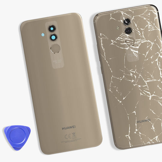 Clappio Ersatz-Rückfenster Huawei Mate 20 Lite Gold