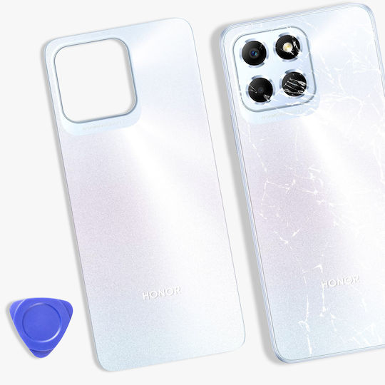 Clappio Replacement Battery Cover Honor X8 5g Silver