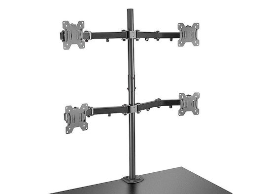 Lindy Halterung Auf dem Schreibtisch für 4 Monitore bis 28" mit Arm (40659)