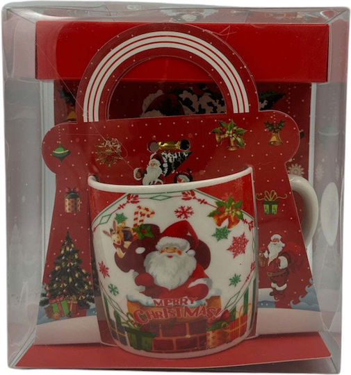 Trademarkt Christmas Mug Ceramic Brown L13xW14xD8cm.
