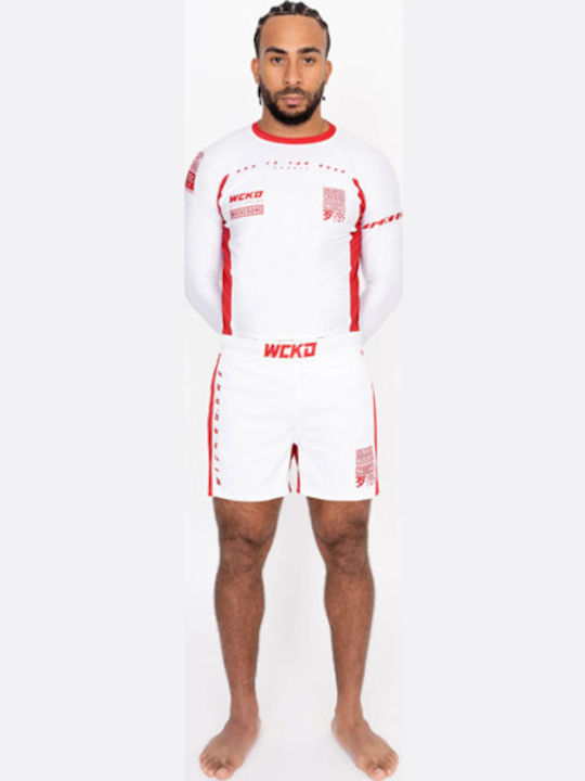 Wicked1 Short Sleeve Shirt WK-W24FRT-WH for Jiu-Jitsu White