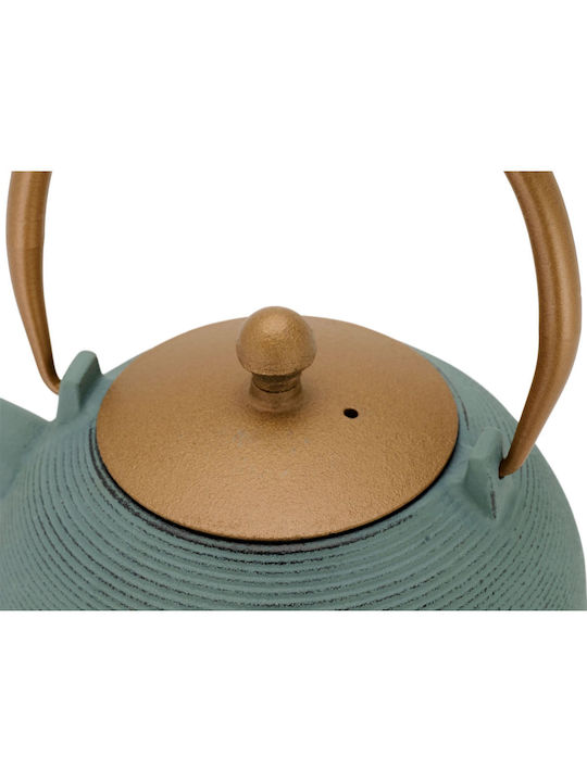 Bredemeijer Cast Iron Teapot Blue 1200ml