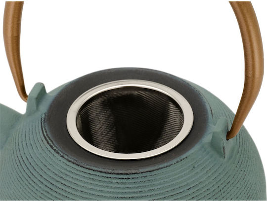 Bredemeijer Cast Iron Teapot Blue 1200ml