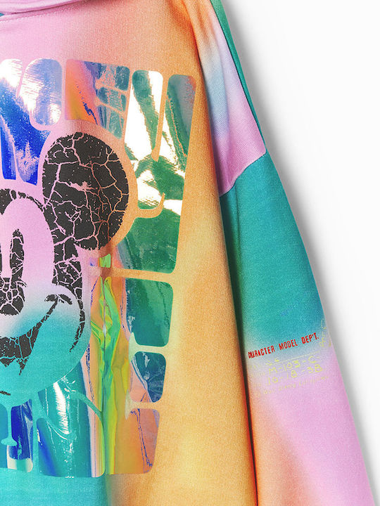 Παιδικό Φούτερ με Κουκούλα και Τσέπες Rosa Tutupi Bonnie Mickey