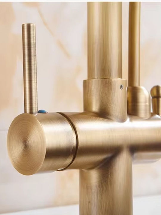 5 X2z Küchenarmaturen Zähler Bronze