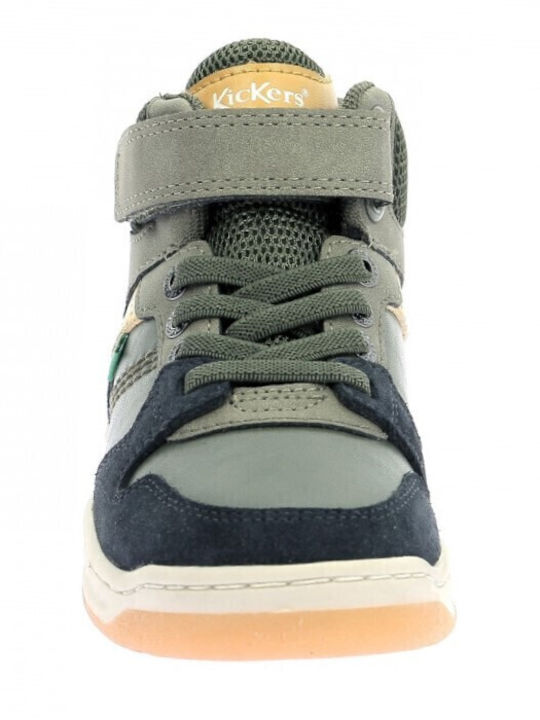 Kids Sneakers High Anatomic with Scratch Khaki