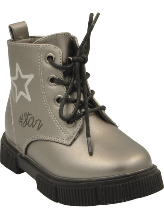 Kinderstiefel mit Reißverschluss Gray