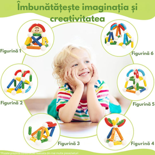 Jucărie de Construcție Magnetică pentru Copii 3+ ani+ Ani