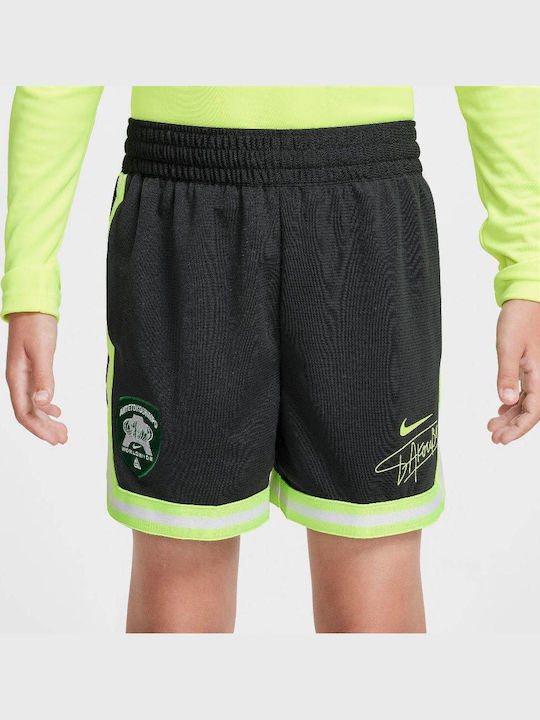 Αθλητικό Παιδικό Σορτς/Βερμούδα Dri-Fit Grey / Volt