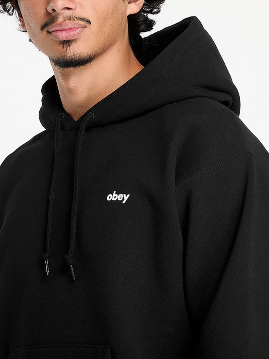 Established Works Bold Sweatshirt With Hood Black