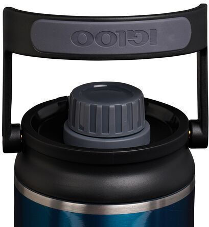 Igloo Tumbler Handled Tumbler Θερμός Ανοξείδωτο / Πλαστικό 1.064lt Modern Blue Modern Blue με Καλαμάκι και Λαβή