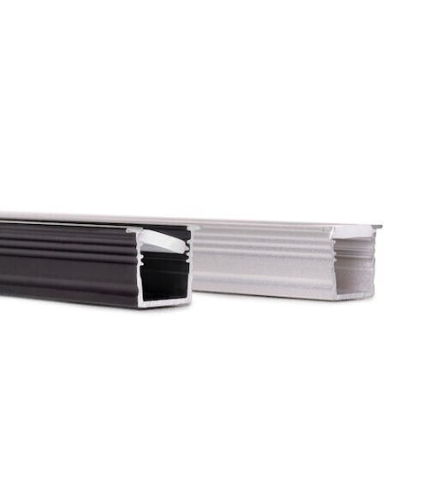 Emuca Pyxis Walled Aluminum Profile for LED Strip