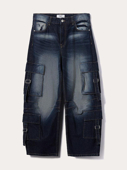 Γυναικείο Jean Παντελόνι σε Baggy Γραμμή Medium Blue