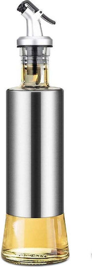 Pufo Taste Glasspender-Set Öl Essig 300 ml Silber