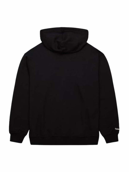 Mitchell & Ness Ζακέτα Black με Κουκούλα