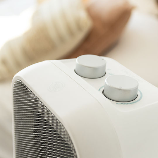 Cecotec Ceramic Fan Heater Room Floor White 1500W